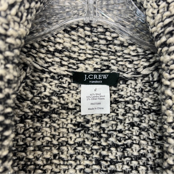 J.Crew Handknit wool/lambs wool blend cardigan sweater women’s size S - Picture 4 of 4